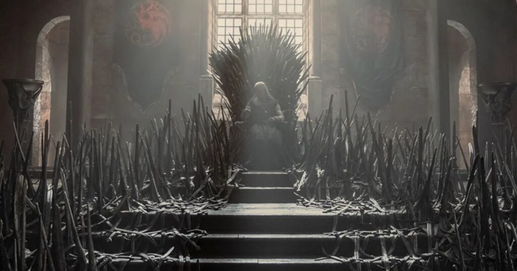 Trono de Ferro de A Casa do Dragao Reproducao HBO Max