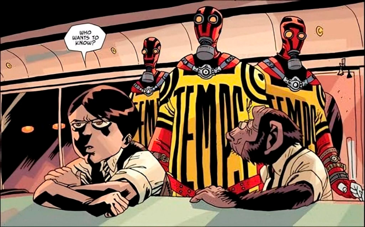 Experiência genética pode ter criado o herói mais poderoso de The Umbrella Academy 2 Cinco e os membros da Temps Aeternalis nos quadrinhos de The Umbrella Academy