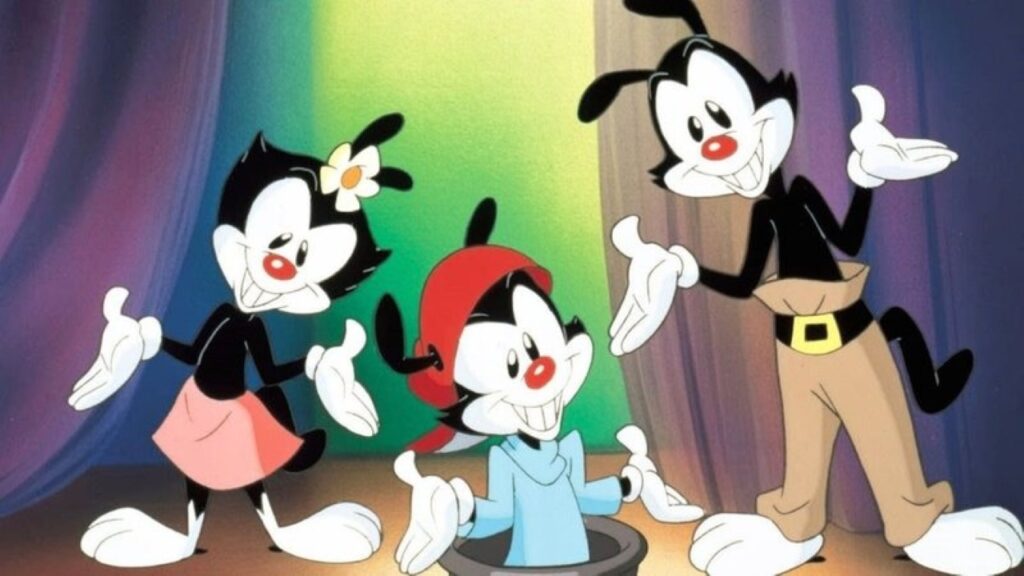Dot, Wakko e Yakko em Animaniacs (Reprodução)