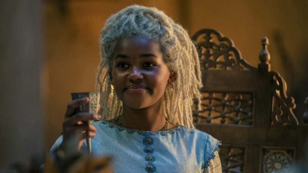 Shani Smethurst como Baela em A Casa do Dragão (Reprodução / HBO)
