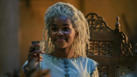 Shani Smethurst como Baela em A Casa do Dragão (Reprodução / HBO)