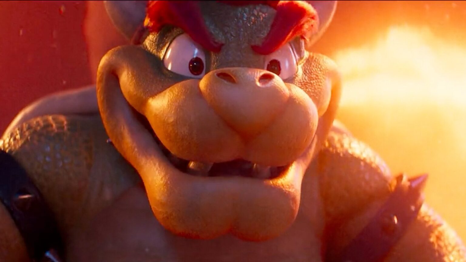 Veja o clipe completo de Peaches, de Super Mario Bros. – O Filme Jack Black como Bowser em Super Mario Bros. Movie (Reprodução)