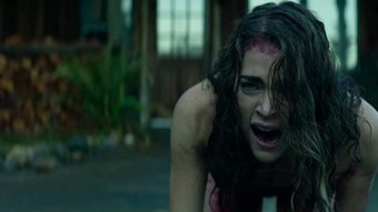 Nadine Crocker como Marcy em Cabana do Inferno (2016) (Reprodução)