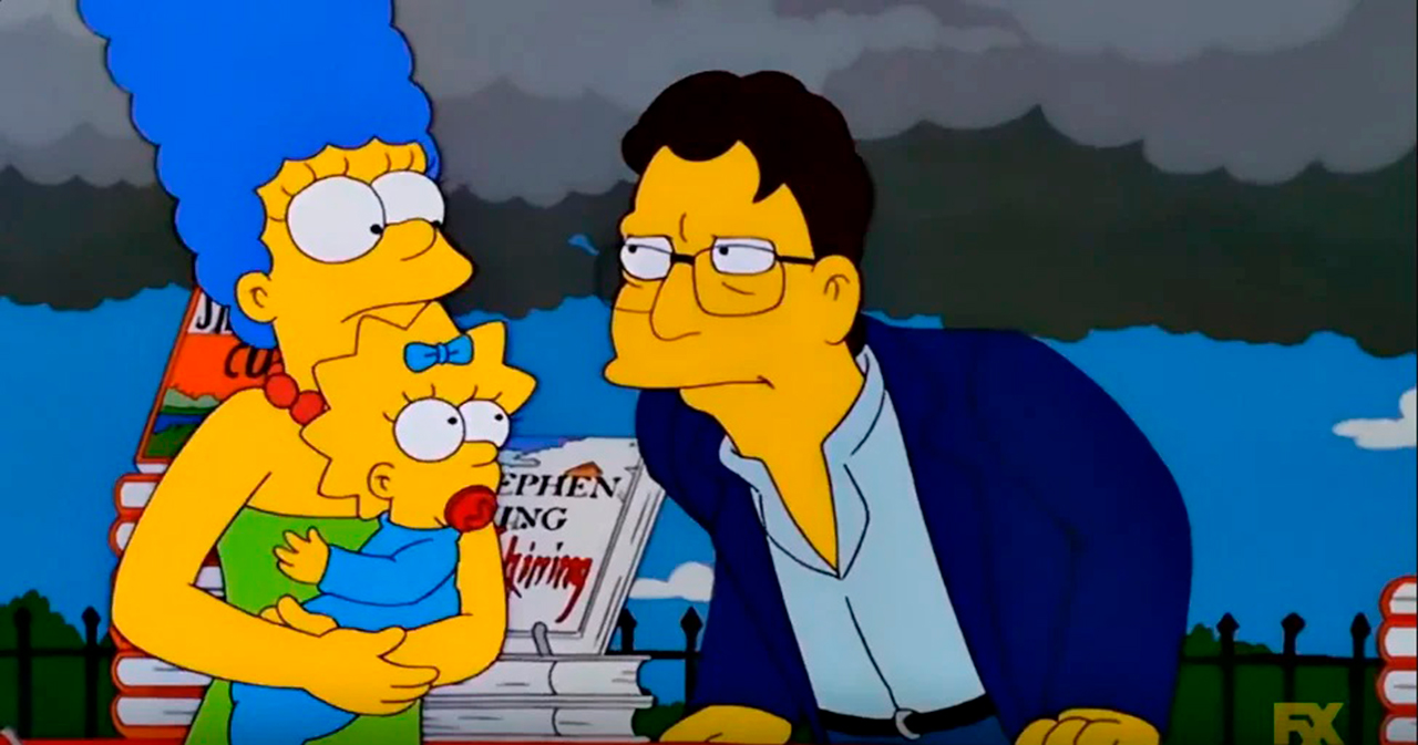 Personagem que representa Stephen King em episódio de Os Simpsons