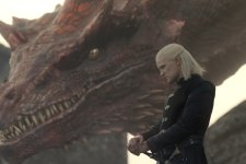 Daemon Targaryen (Matt Smith) e seu dragão Caraxes em A Casa do Dragão (Reprodução / HBO)