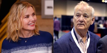 Geena Davis e Bill Murray (Reprodução)