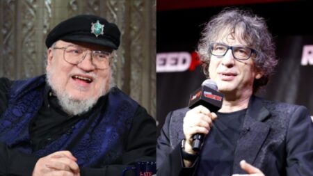 George R. R. Martin e Neil Gaiman (Reprodução)