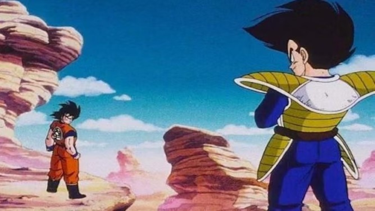 Goku e Vegeta em Dragon Ball Z Kai (Reprodução)
