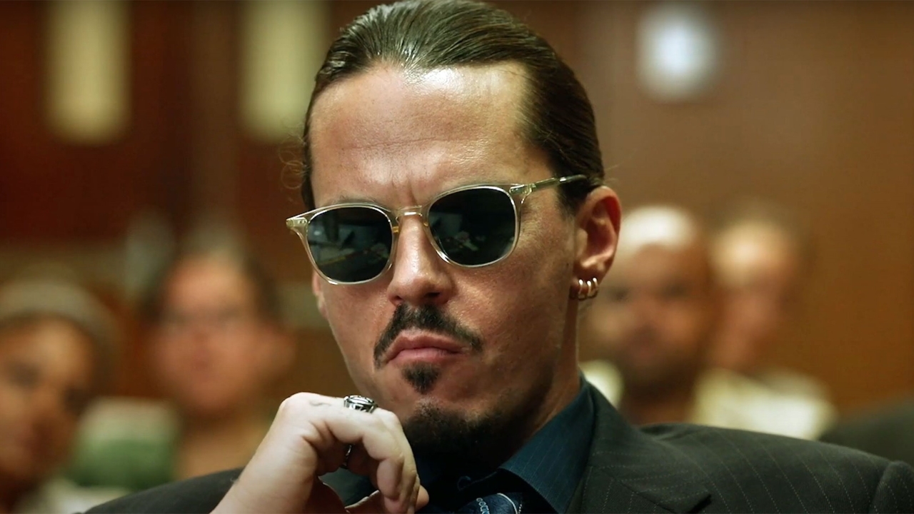 Mark Hapka como Johnny Depp em Hot Take: The Depp/Heard Trial (Reprodução)