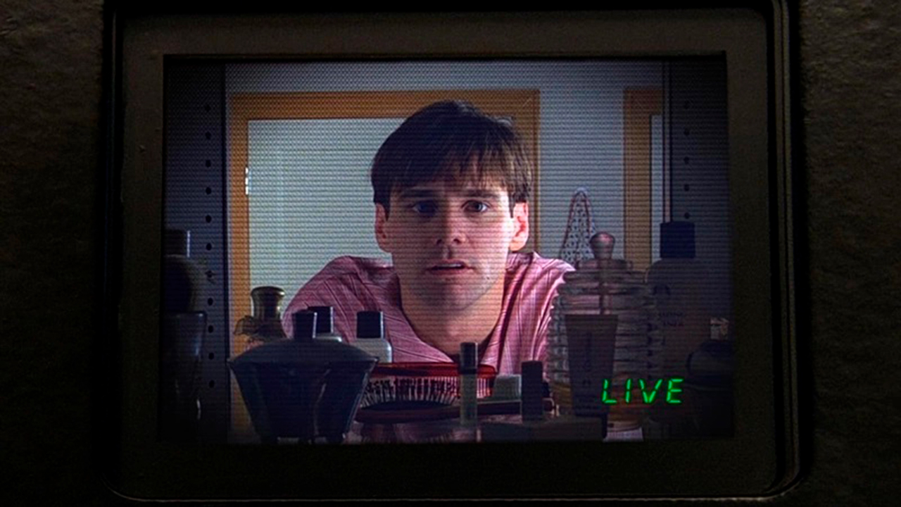 Jim Carrey como Truman em O Show de Truman 
