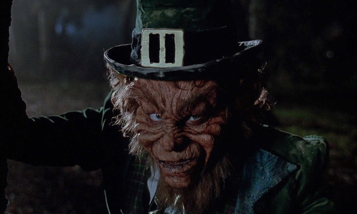 Warwick Davis as the title character in The Leprechaun (Playback)
