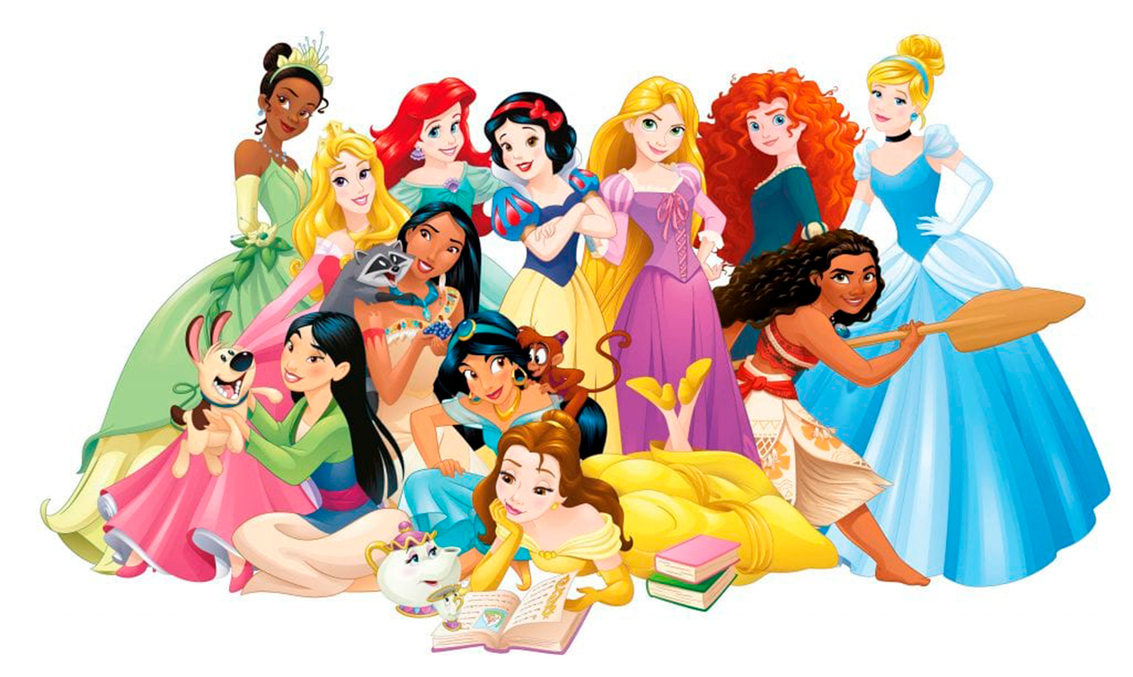 Branca de Neve, Jasmine, Cinderela e outras princesas da Disney