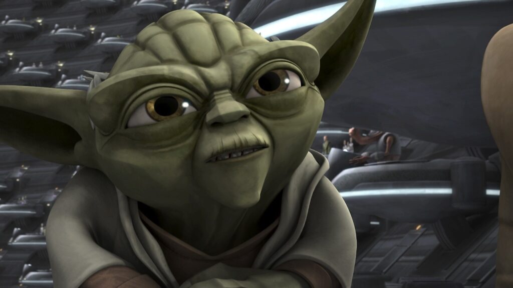 Star Wars: A Guerra do Clones explora a maior fraqueza de Yoda Yoda em Star Wars: A Guerra dos Clones (Reprodução / Disney+)
