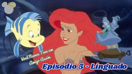 Ariel e Linguado em A Pequena Sereia Reproducao YouTube