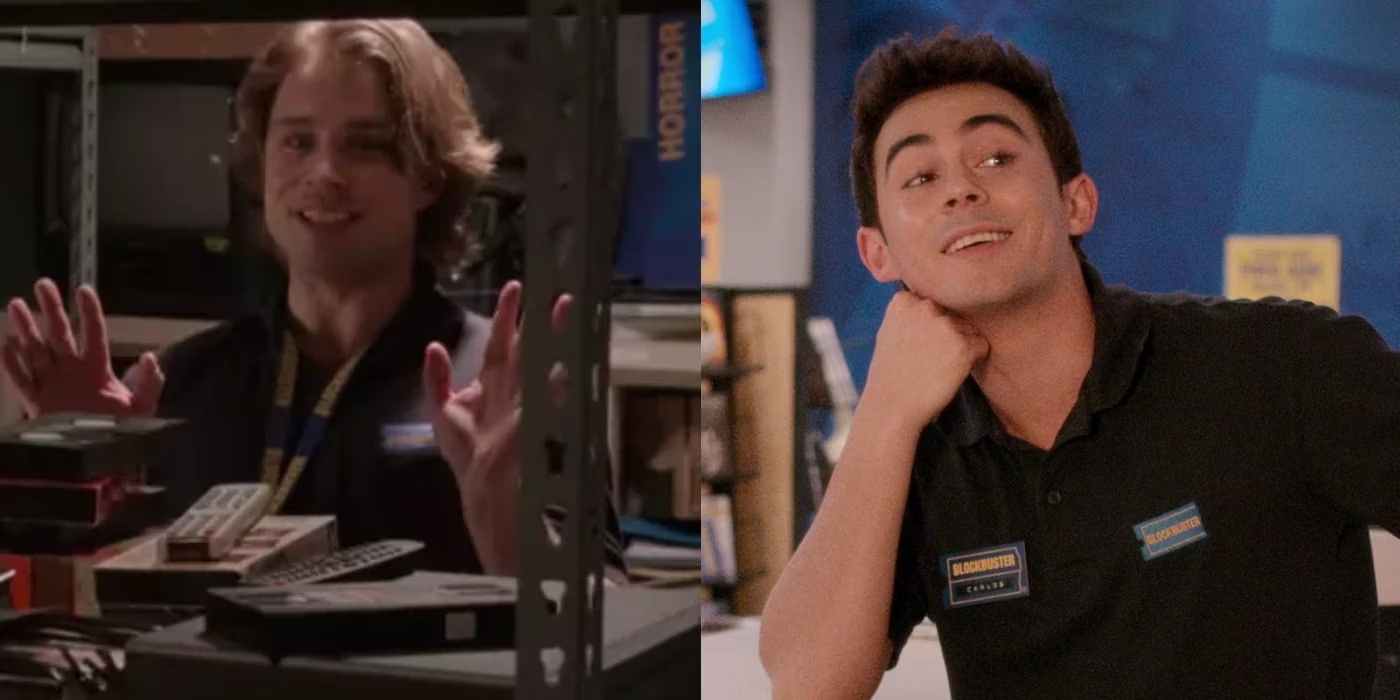 Os cinco personagens mais engraçados de Blockbuster 5 Max Lloyd-Jones como Damon em Blockbuster