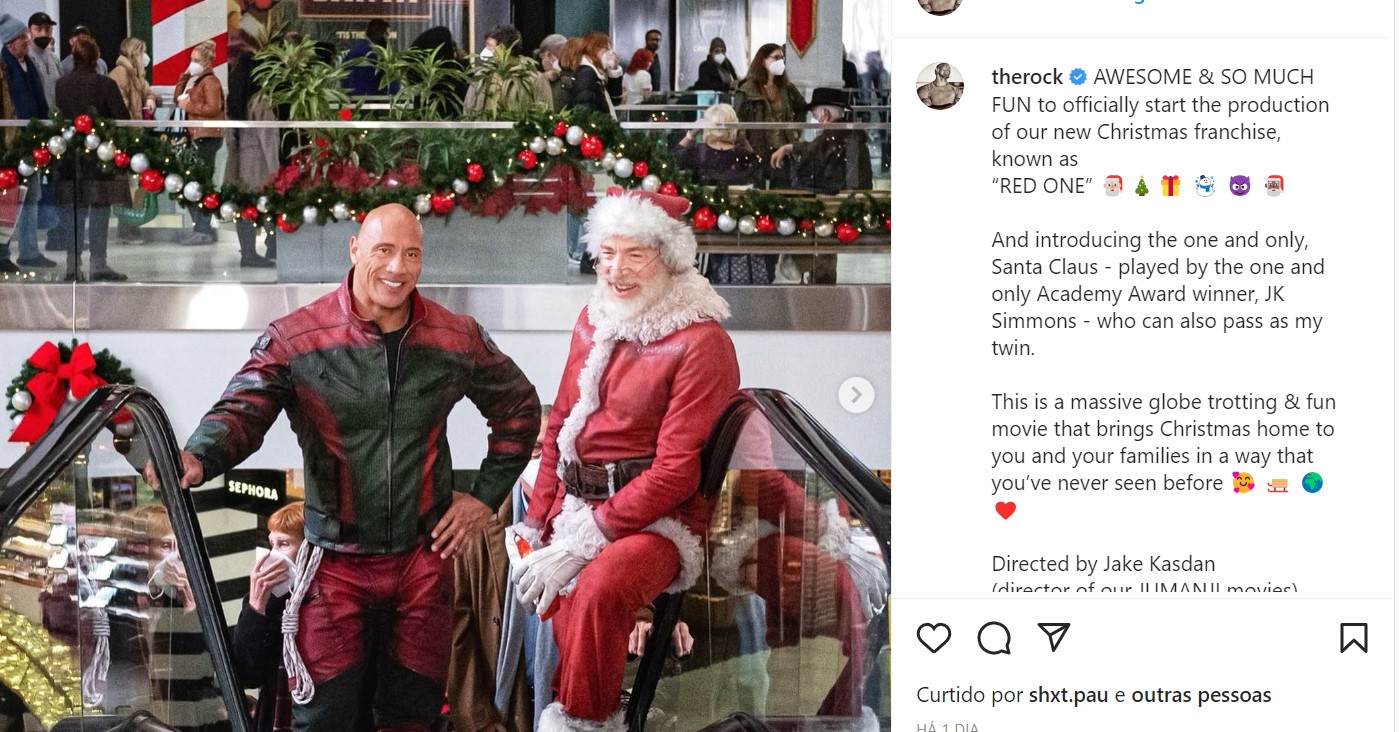 Dwayne Johnson investe em novo filme de Natal para 2023 2 Captura de tela 2022 11 11 174815