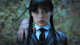 Jenna Ortega como Wandinha Addams em Wandinha