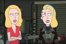 Beth e Beth do Espaço em Rick and Morty (Reprodução / HBO Max)