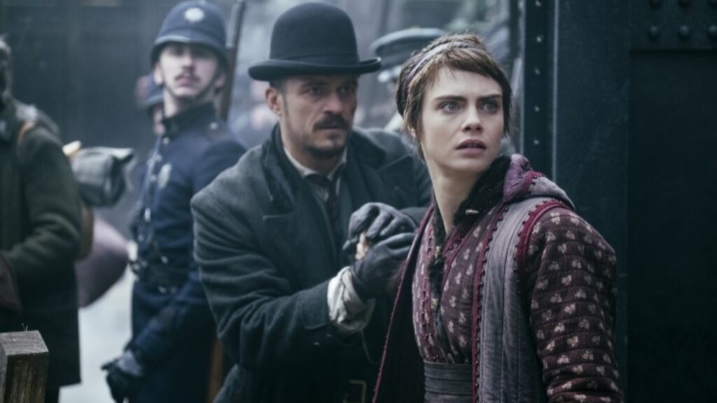 Depois de 3 anos Prime Video bate o martelo sobre Carnival Row Orlando Bloom e Cara Delevigne em Carnival Row (Reprodução / Prime Video)