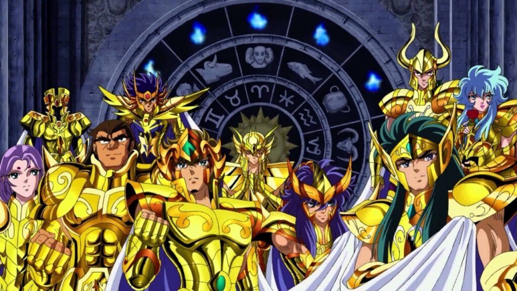 Os Cavaleiros do Zodíaco: 12 curiosidades sobre os cavaleiros de ouro Cavaleiros de Ouro em Os Cavaleiros do Zodíaco (Reprodução