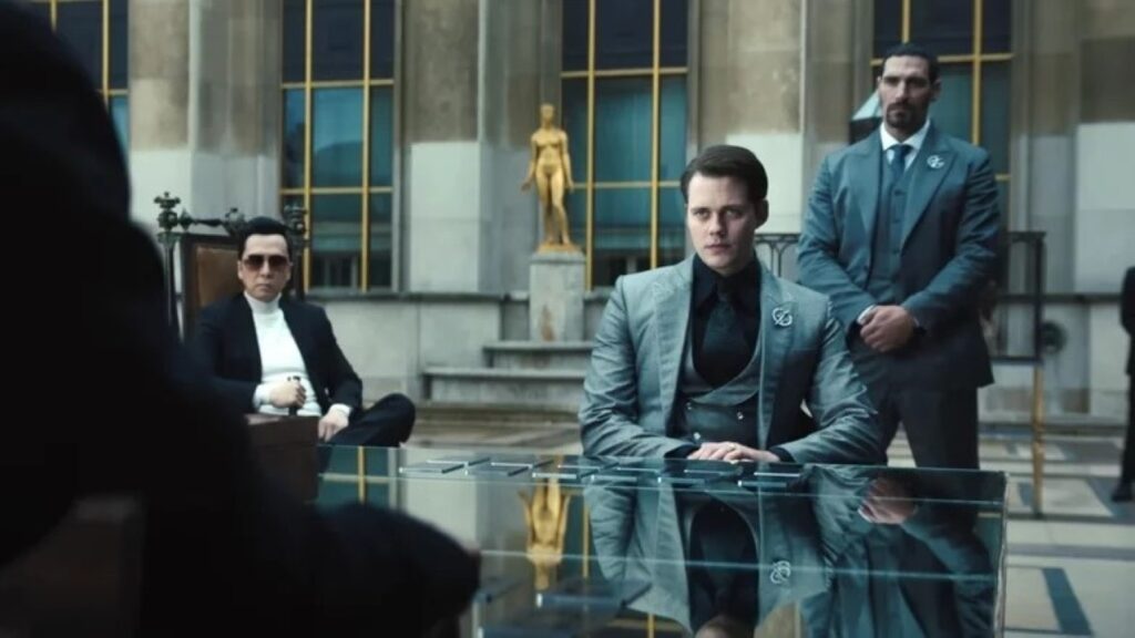 Ator explica quem é seu vilão em John Wick 4 Bill Skarsgård como Marquês de Gramont em John Wick: Baba Yaga (Reprodução / Lionsgate)