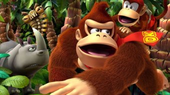 Donkey Kong e Diddy em Donkey Kong Country Returns (Reprodução / Nintendo)