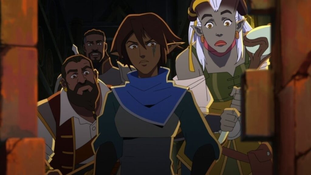 Cena de Dragon Age: Absolution (Reprodução / Netflix)