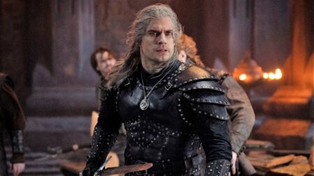 Geralt de Rivia (Henry Cavill) em The Witcher