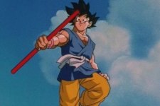 Goku com o Bastão Mágico em Dragon Ball GT (Reprodução)