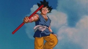 Goku com o Bastão Mágico em Dragon Ball GT (Reprodução)