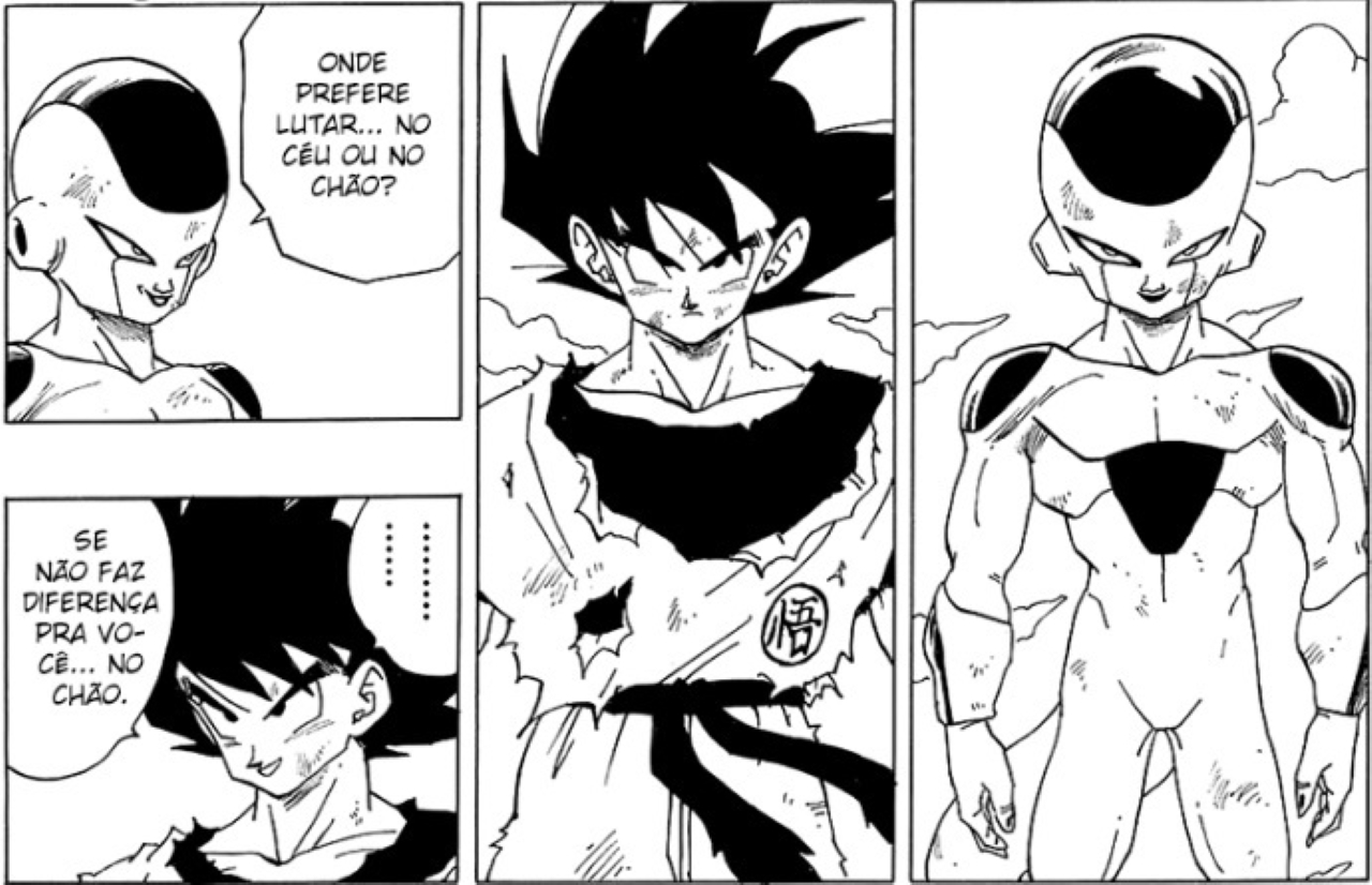 Goku e Freeza em Dragon Ball Z (Reprodução)