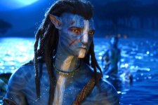Sam Worthington como Jake Sully em Avatar: O Caminho da Água (Reprodução)