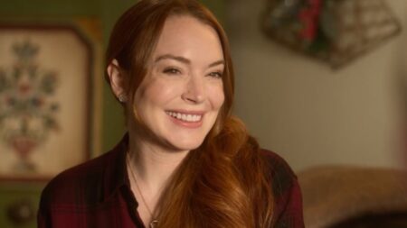 lindsay lohan uma quedinha de natal 12112022