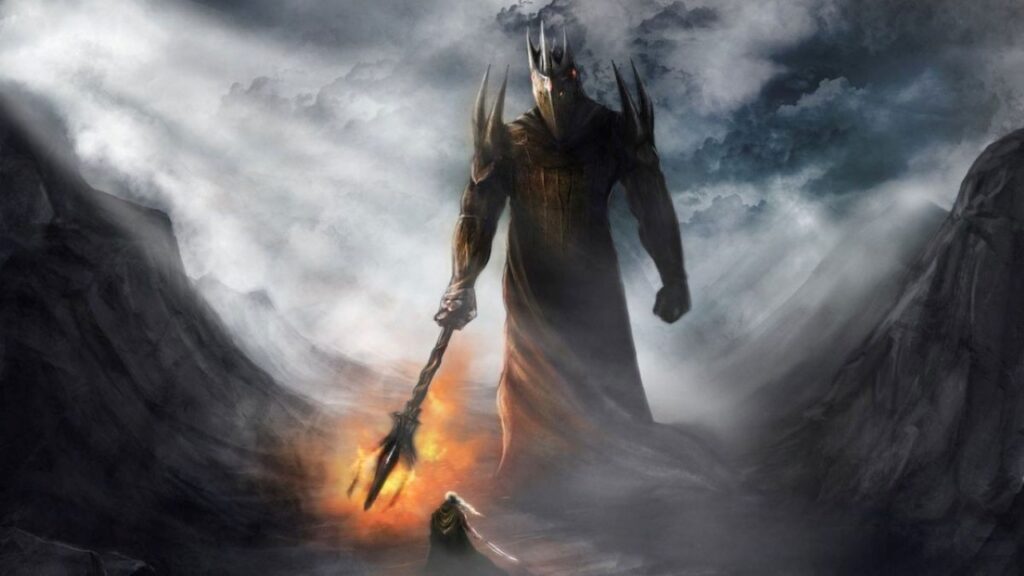 Quem é Morgoth em O Senhor dos Anéis: Os Anéis do Poder? Ilustração de Morgoth em O Senhor dos Anéis (Reprodução)