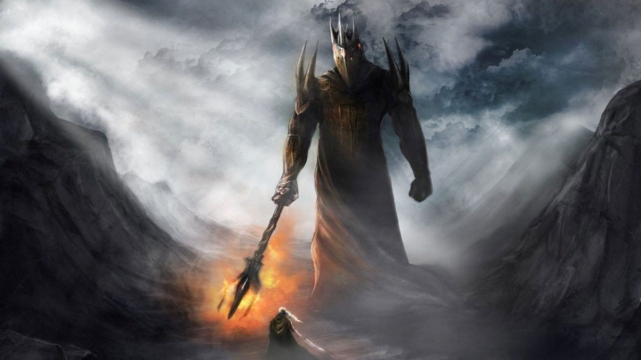 Ilustração de Morgoth em O Senhor dos Anéis (Reprodução)