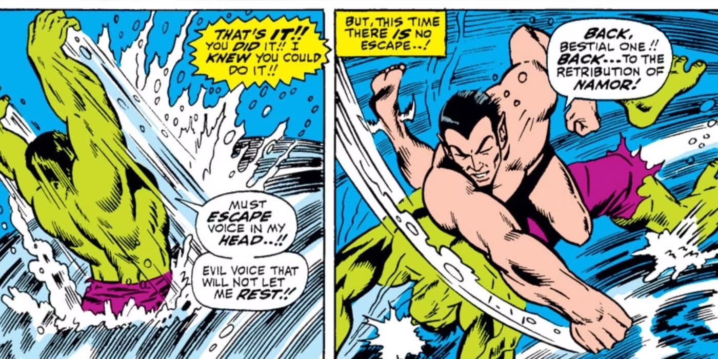 Namor vs. Hulk (Reprodução / Marvel Comics)