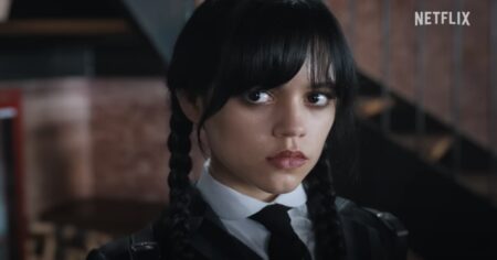 Jenna Ortega como Wanda Addams em Wandinha