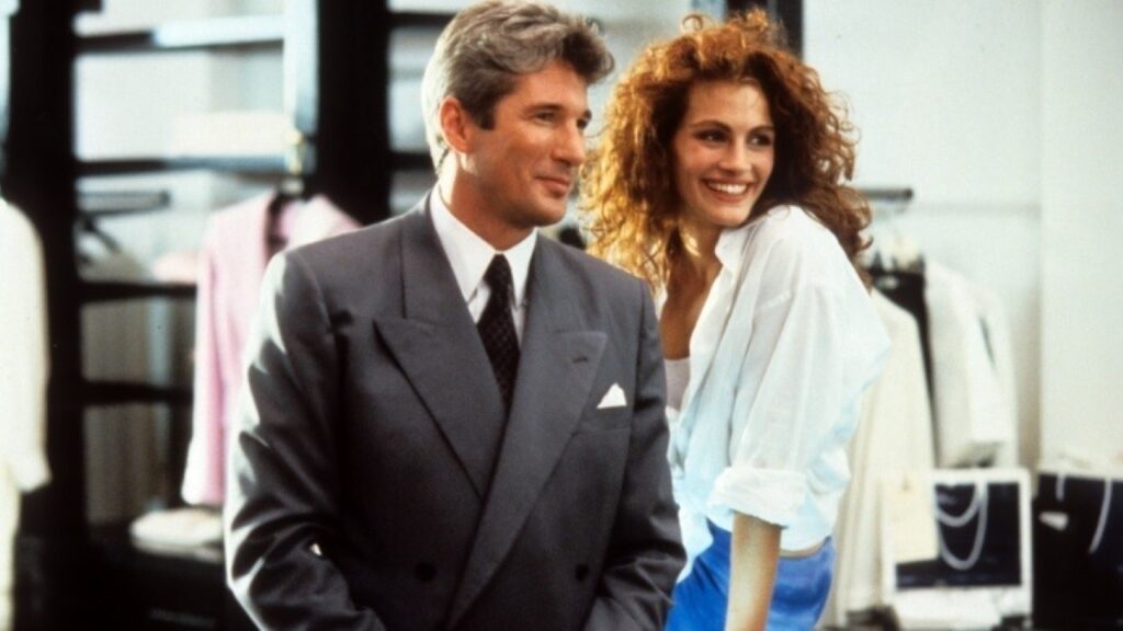 Richard Gere revela condição DIFÍCIL para aparecer em um filme de super-herói Edward (Richard Gere) e Vivian (Julia Roberts) em Uma Linda Mulher (Reprodução)