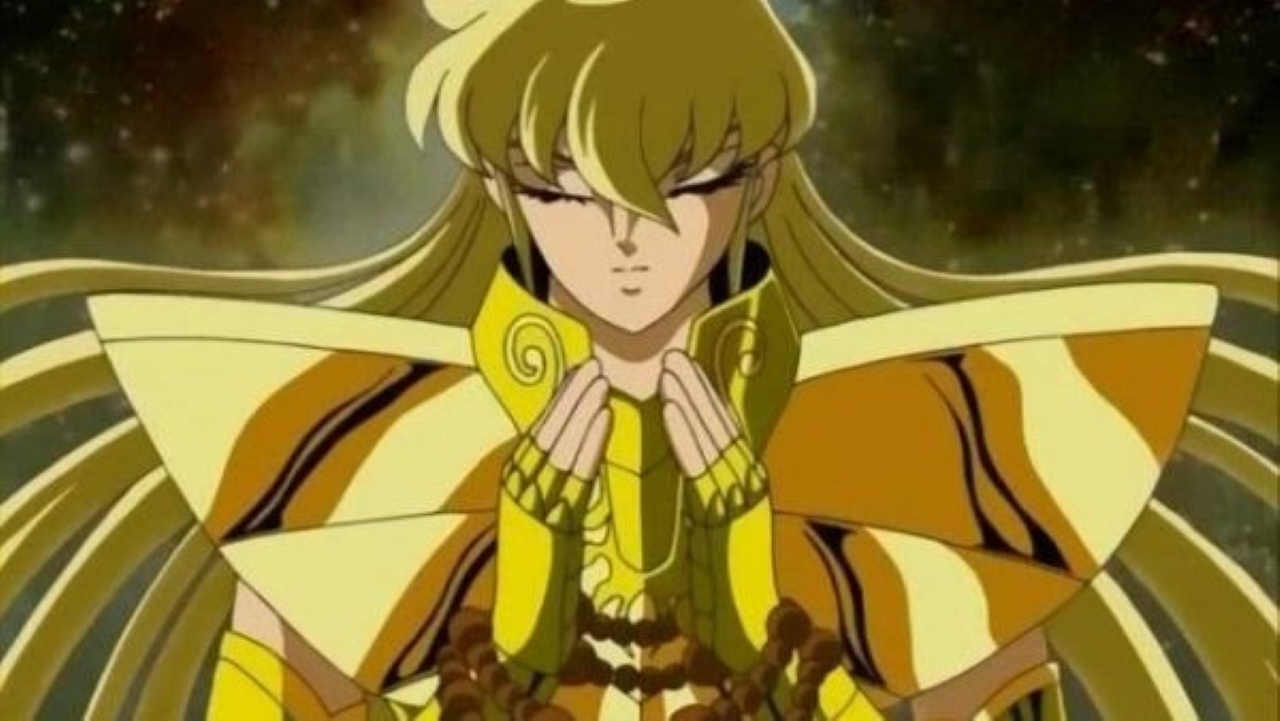 Os Cavaleiros do Zodíaco: 12 curiosidades sobre os cavaleiros de ouro 7 Shaka de Virgem em Os Cavaleiros do Zodíaco (Reprodução)