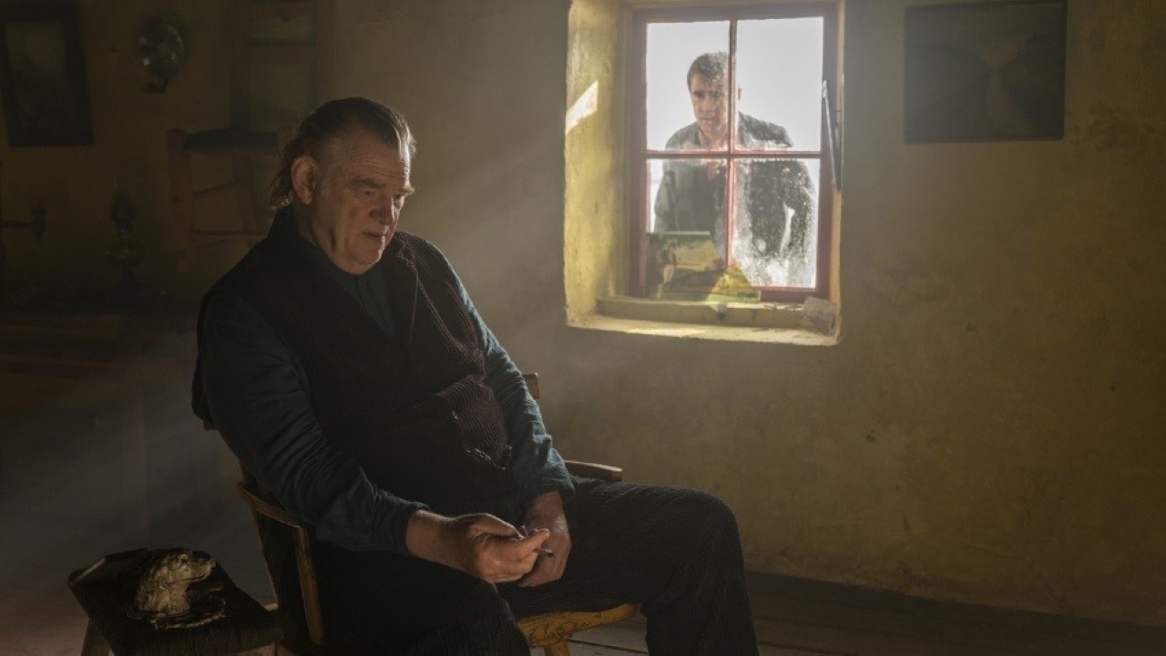 Globo de Ouro 2023: Filme que conta vida de Spielberg se destaca como grande vencedor 2 Brendan Gleeson como Colm Doherty e Colin Farrell como Pádraic Súilleabháin em Os Banshees de Inisherin