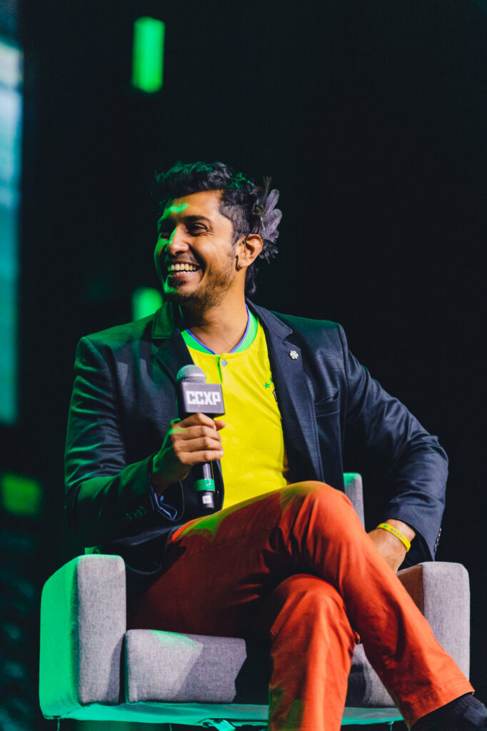 CCXP22: Tenoch Huerta faz discurso antirracista: "Melanina vende" 1 Tenoch Huerta na CCXP22 (Divulgação / Anne Karr)
