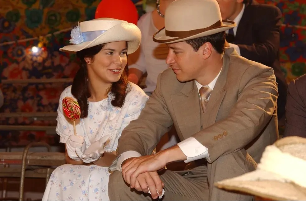 Samara Felippo esclarece sumiço da TV 1 Samara Felippo e Rodrigo Faro em cena de Chocolate com Pimenta
