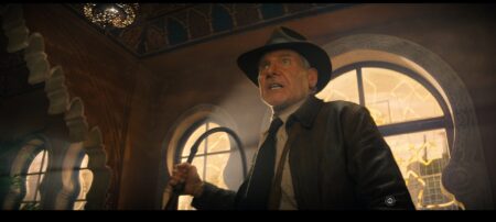 Harrison Ford como Indiana Jones em Indiana Jones e a Relíquia do Destino (Reprodução)