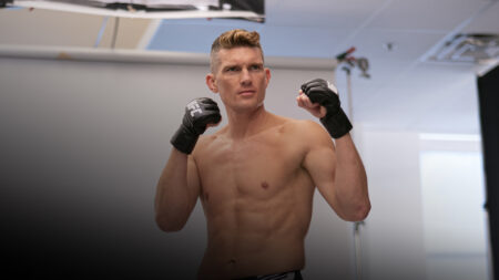 O lutador de UFC Stephen Thompson