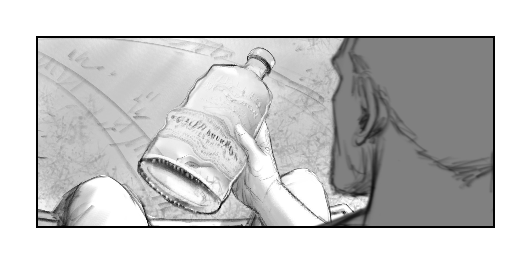 Como seria o filme cancelado de Gambit? 2 Storyboards de conceito de filme cancelado de Gambit (Reprodução/Anthony Winn)