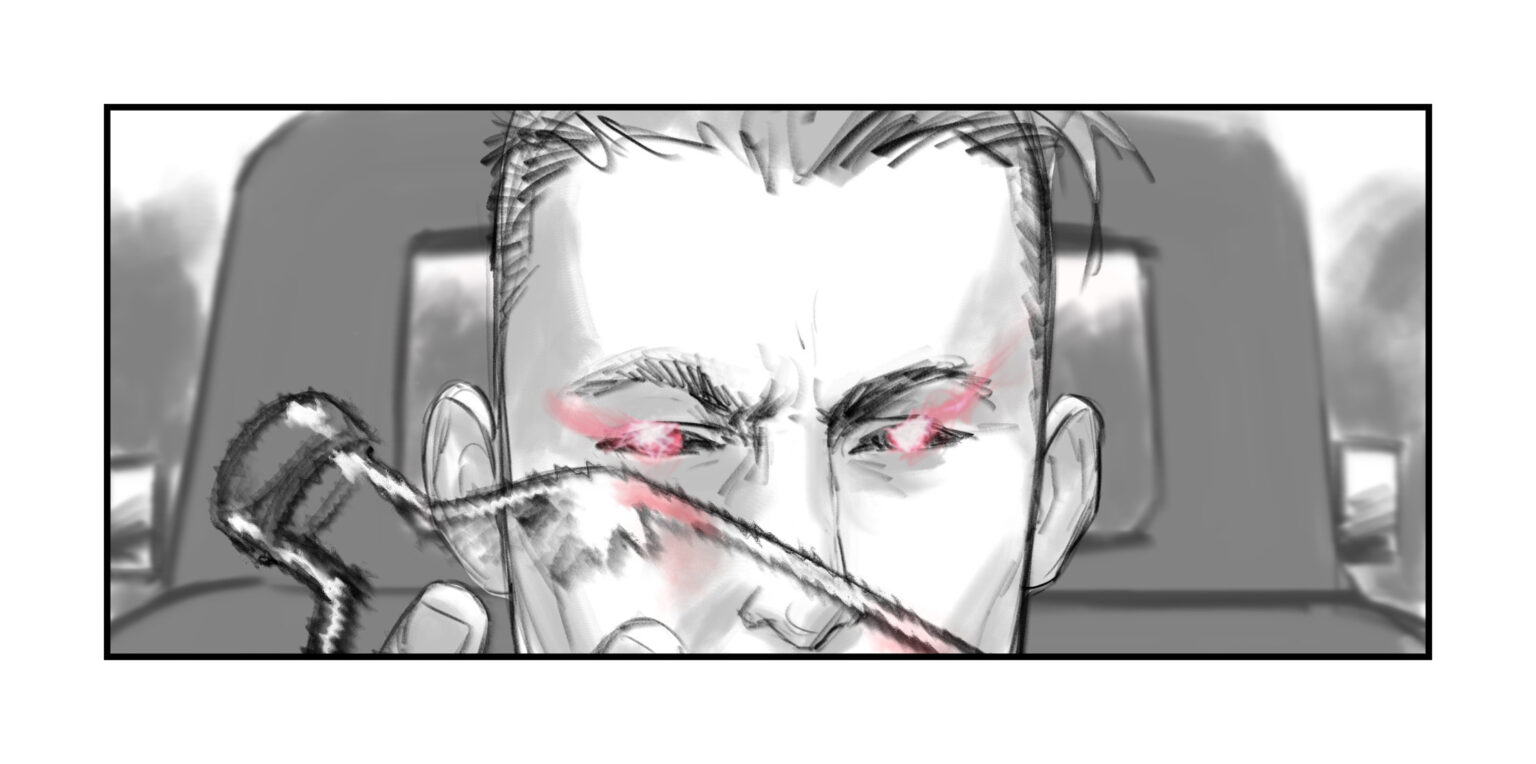 Storyboards de conceito de filme cancelado de Gambit (Reprodução/Anthony Winn)
