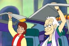 Marty e Emmet na série animada De Volta para o Futuro