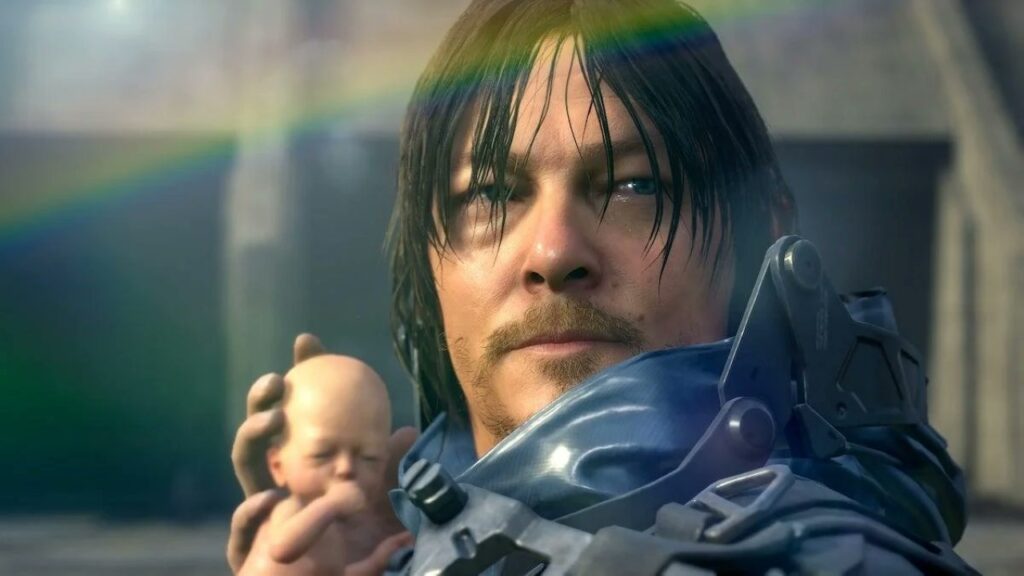 Norman Reedus no jogo Death Stranding