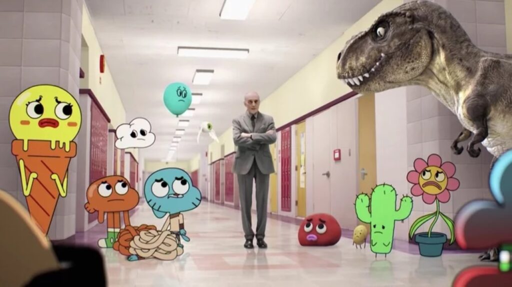 Cena de A Inquisição em O Incrível Mundo de Gumball