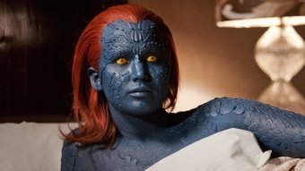 Jennifer Lawrence como Mística na franquia X-Men (Reprodução)
